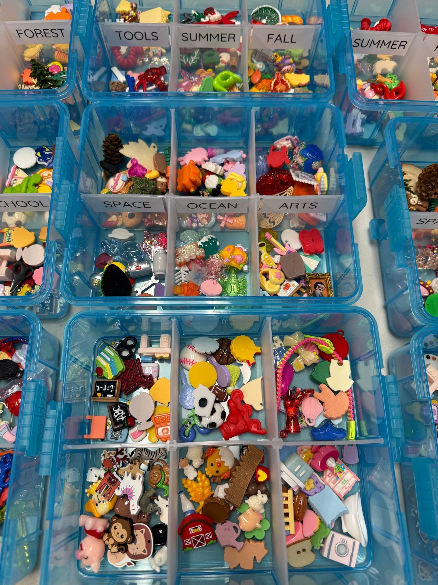 Speech Therapy Mini Objects Set | 18 Theme Mini Objects for Language Play, SLP Trinkets, Preschool Learning Box - Speech and Smile