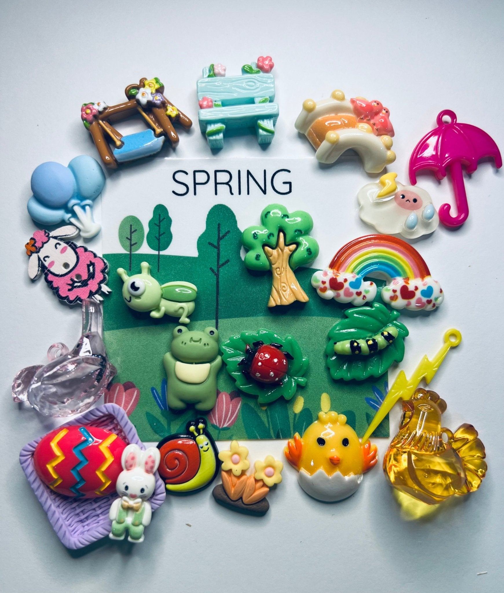 Speech Therapy Mini Objects Set | 18 Theme Mini Objects for Language Play, SLP Trinkets, Preschool Learning Box - Speech and Smile