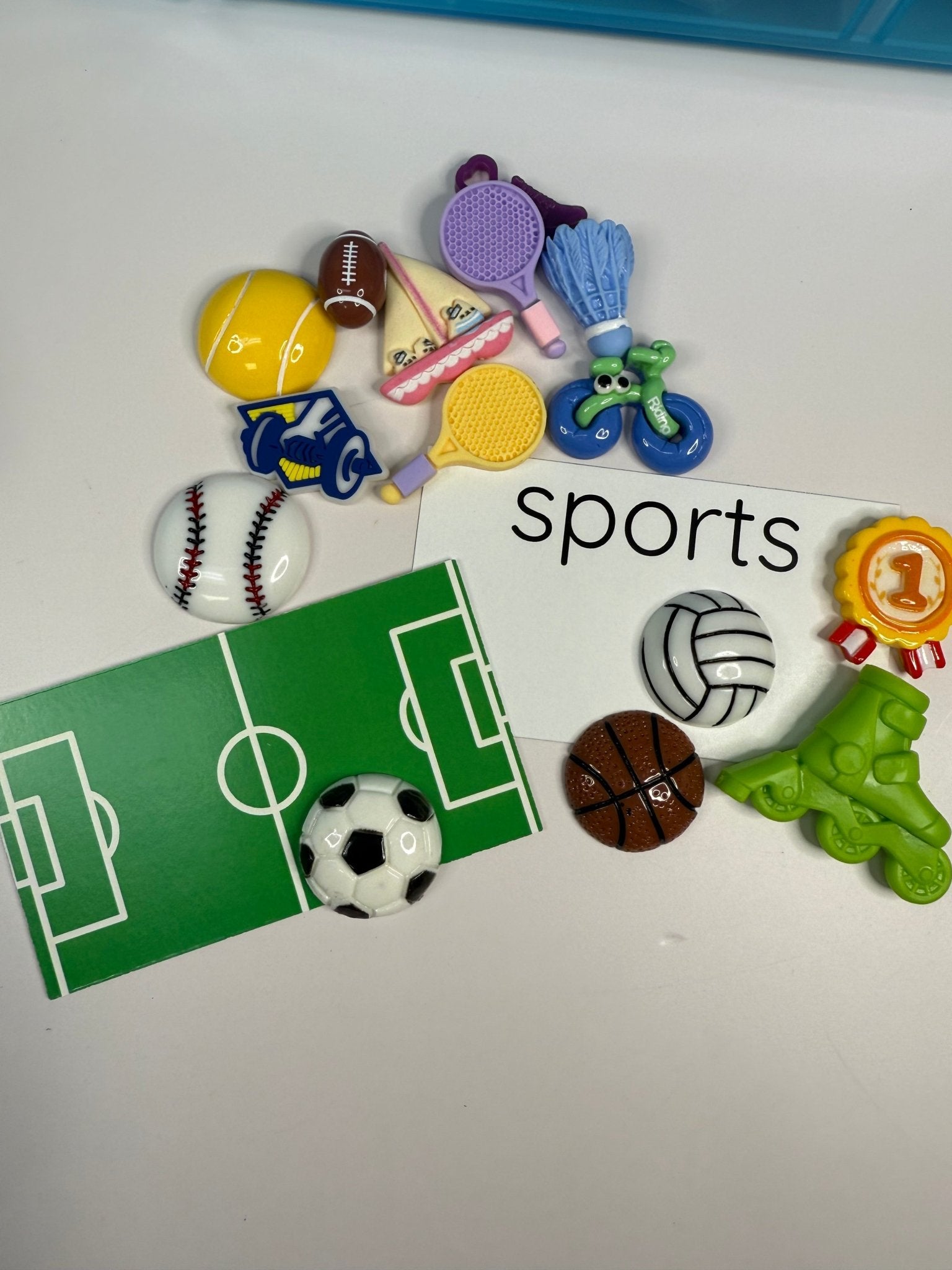 Speech Therapy Mini Objects Set | 18 Theme Mini Objects for Language Play, SLP Trinkets, Preschool Learning Box - Speech and Smile