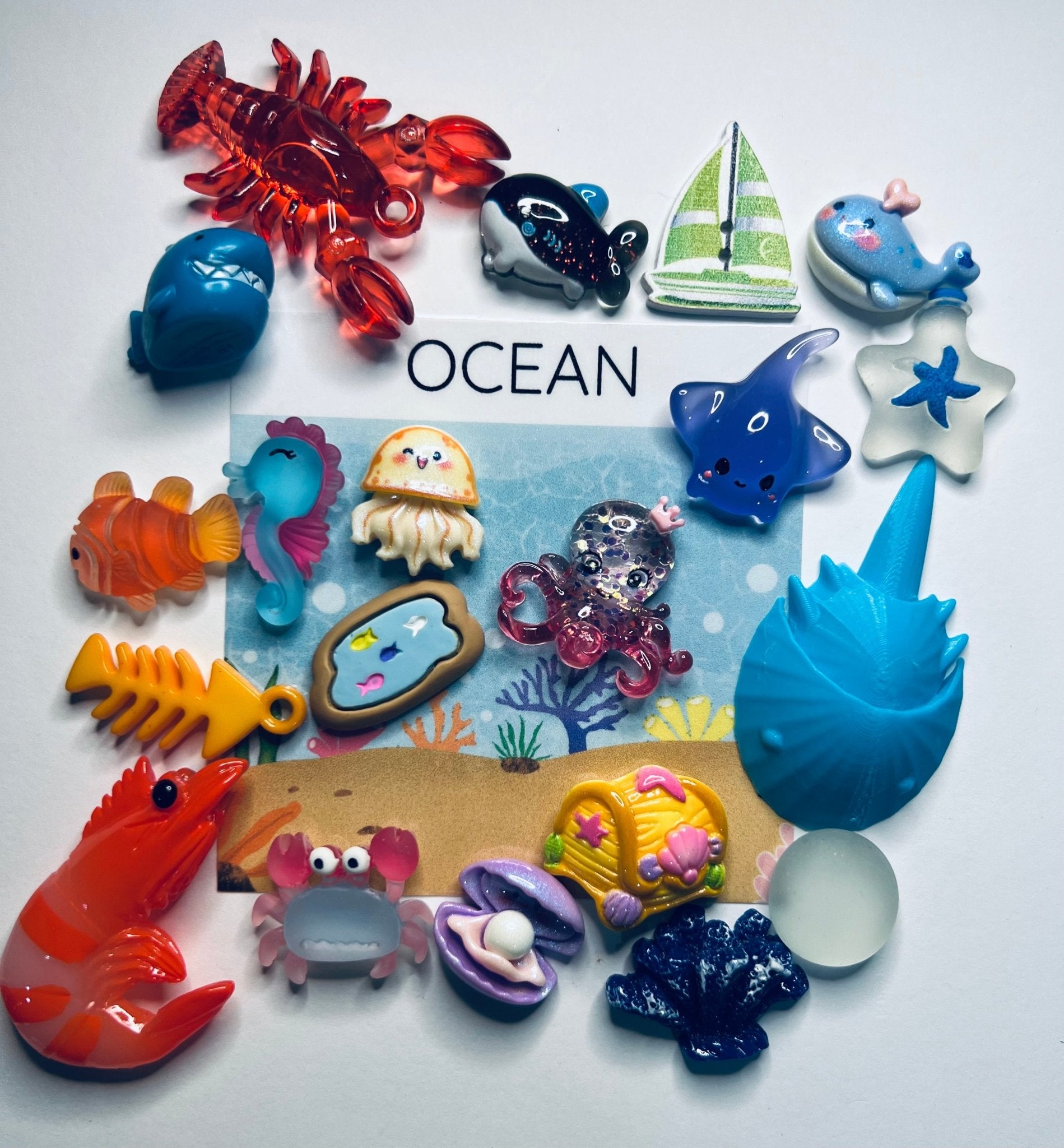 Speech Therapy Mini Objects Set | 18 Theme Mini Objects for Language Play, SLP Trinkets, Preschool Learning Box - Speech and Smile