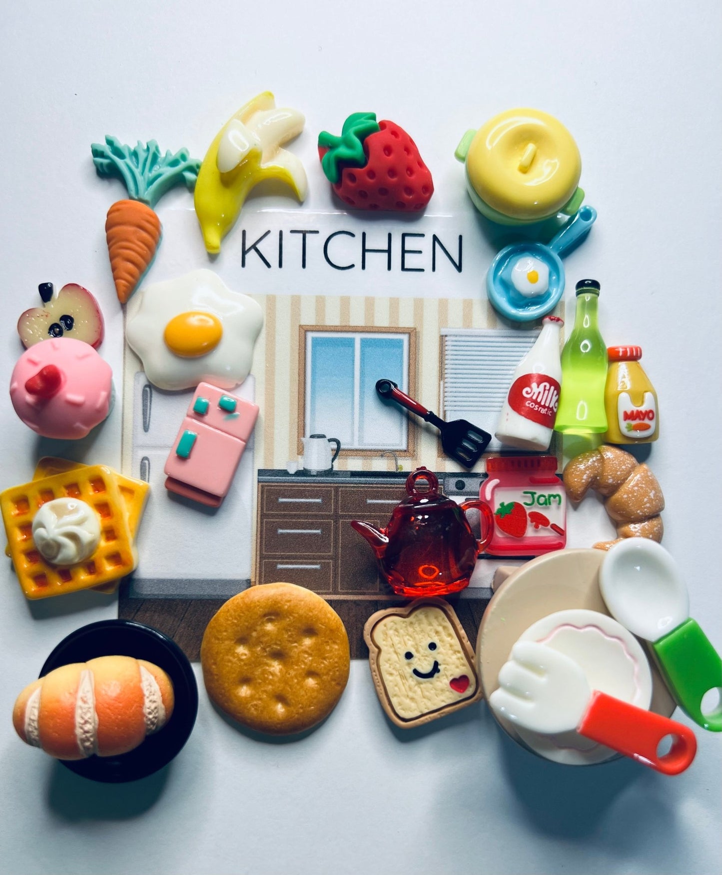 Speech Therapy Mini Objects Set | 18 Theme Mini Objects for Language Play, SLP Trinkets, Preschool Learning Box - Speech and Smile