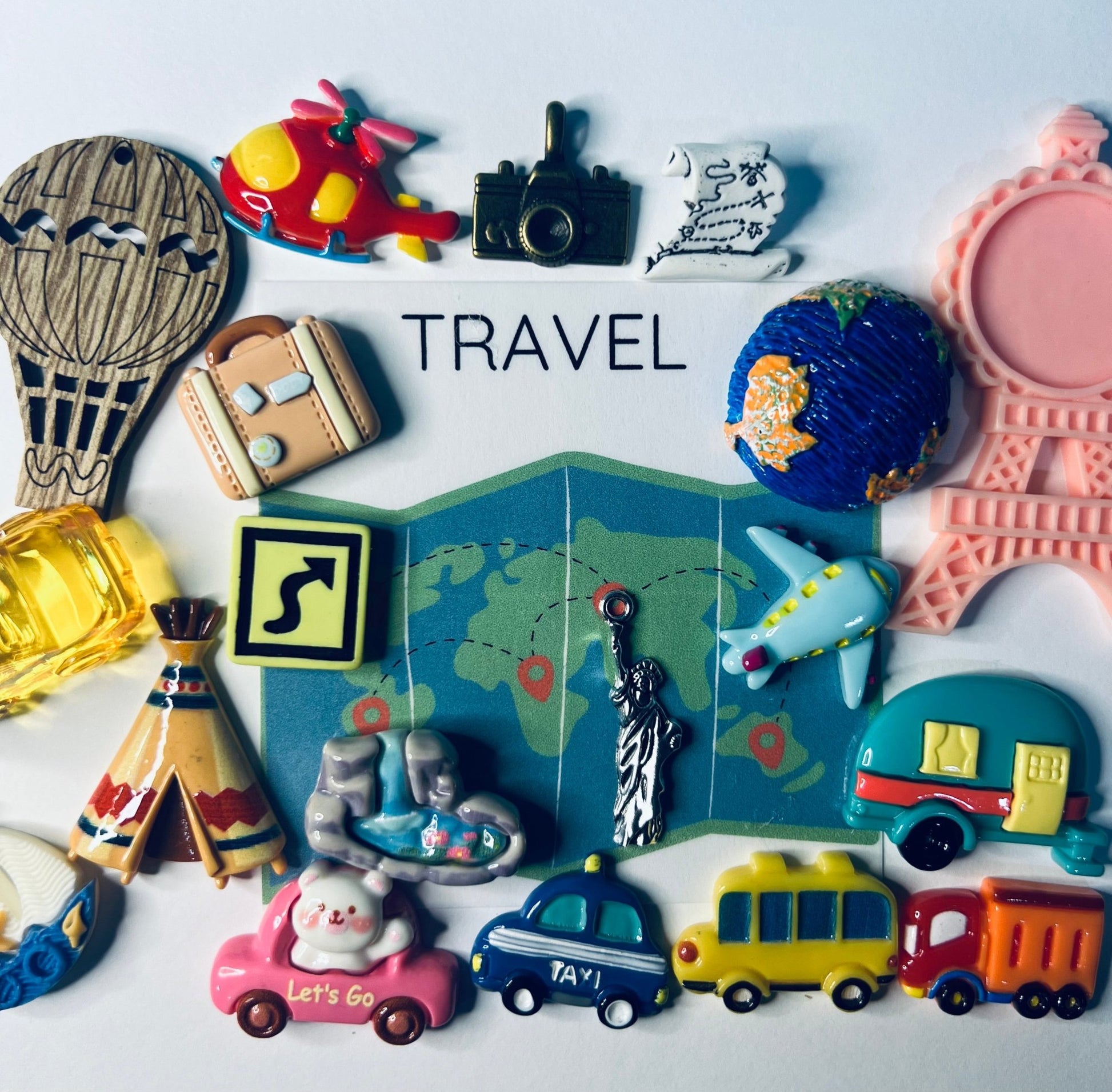 Speech Therapy Mini Objects Set | 18 Theme Mini Objects for Language Play, SLP Trinkets, Preschool Learning Box - Speech and Smile