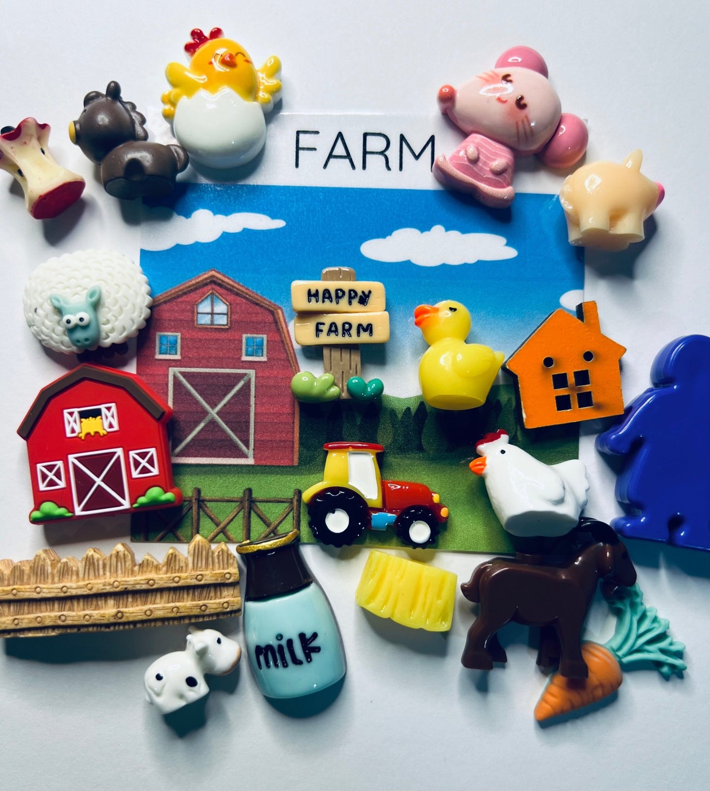 Speech Therapy Mini Objects Set | 18 Theme Mini Objects for Language Play, SLP Trinkets, Preschool Learning Box - Speech and Smile