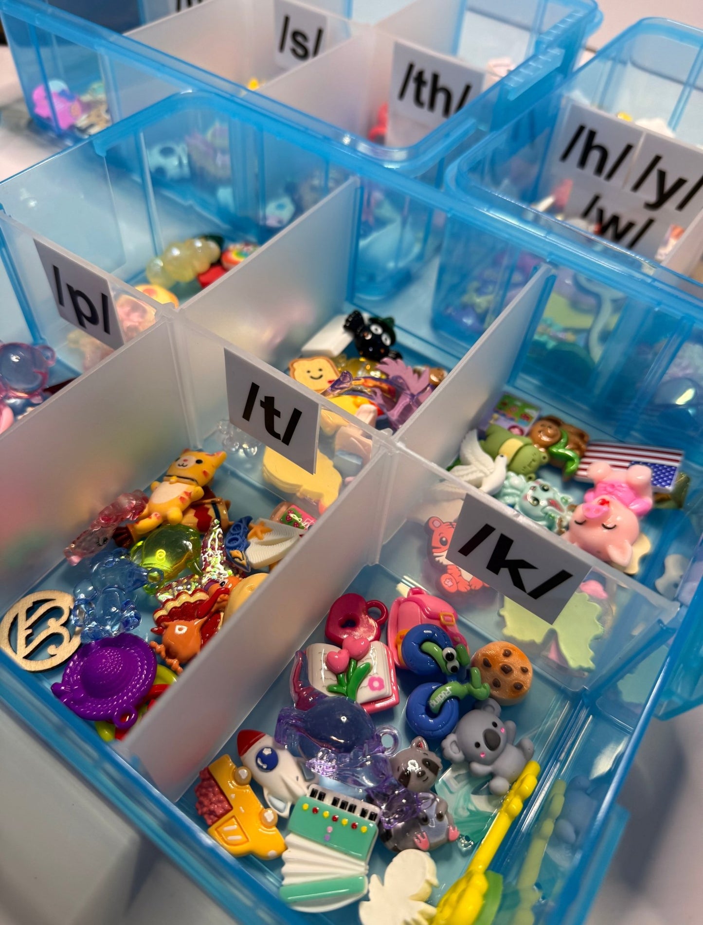 Speech Therapy Mini Objects Set – 300+ Articulation Trinkets with Sound Cards in Portable Case | Say & Play Mini Objects™ Kit for Speech Sounds - Speech and Smile