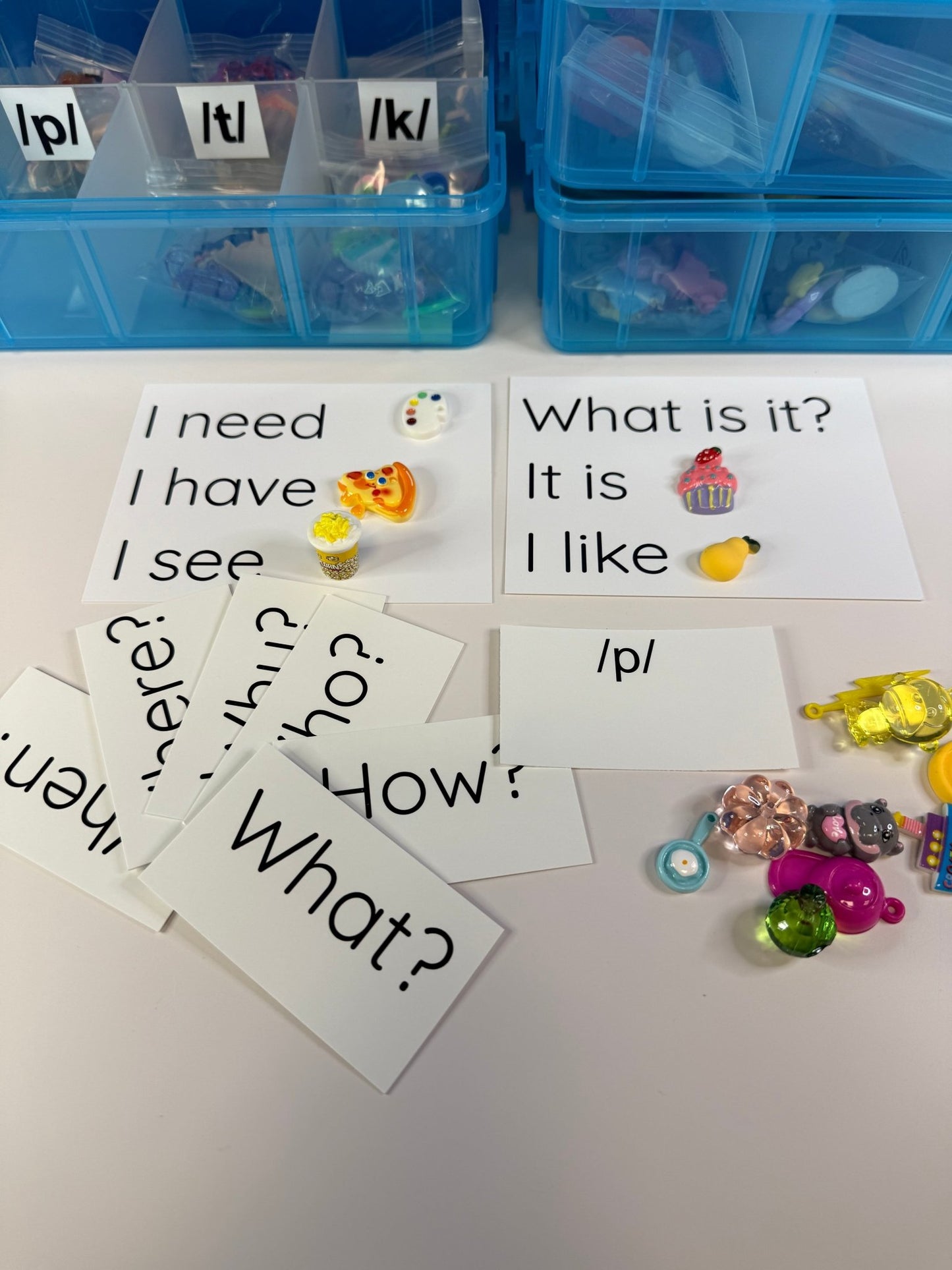 Speech Therapy Mini Objects Set – 300+ Articulation Trinkets with Sound Cards in Portable Case | Say & Play Mini Objects™ Kit for Speech Sounds - Speech and Smile