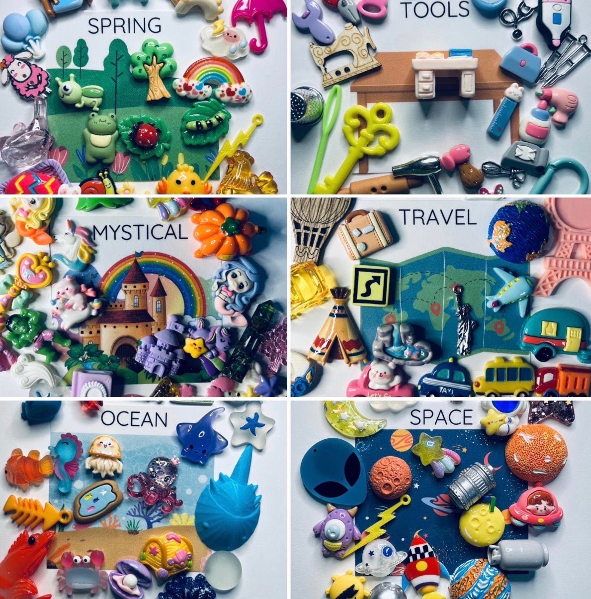 Speech Therapy Mini Objects Set for 18 Themes - Sorting - Categories Set - Portable Storage - Speech and Smile