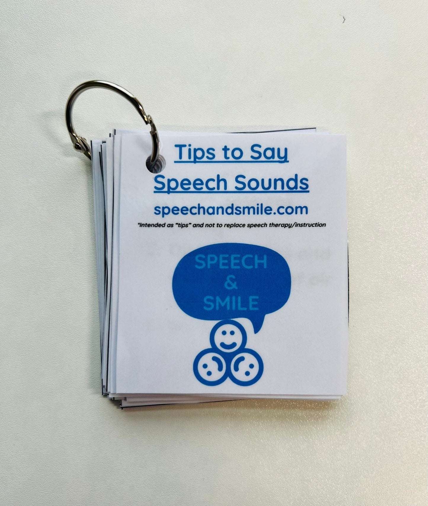 Speech Therapy Tip Cards FREE PRINTABLE Speech Therapy Cue Cards Tips to Make Speech Sounds - Speech and Smile