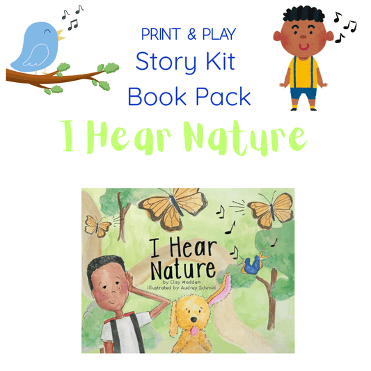 Story Kit Companion Pack – I Hear Nature PRINTABLE ACTIVITIES Instant Download Book Extension - Speech and Smile