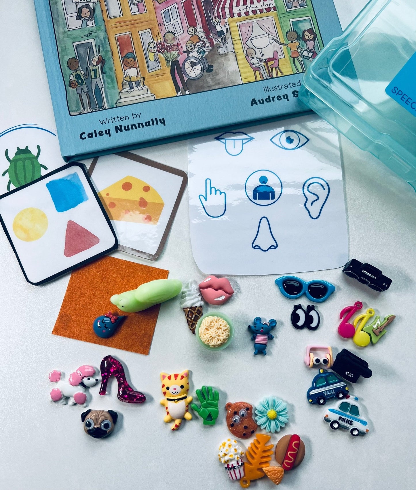 Story Kit for You and Me Book About Sensory Differences Speech Therapy Mini Objects Includes the Book - Speech and Smile