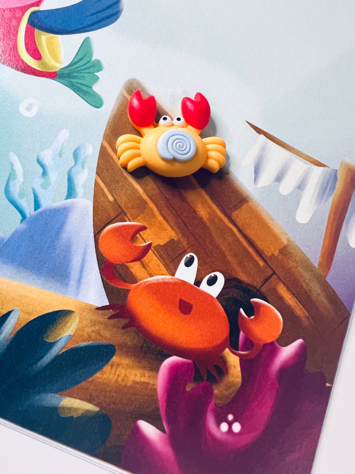 Story Kit Mini Objects for Fishy Fishy Goes to School – INCLUDES BOOK Preschool Rhyme – Ocean Theme Speech Therapy - Speech and Smile