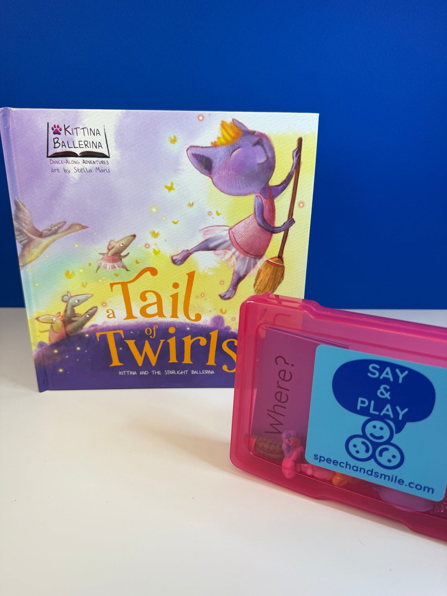 Story Kit with Mini Objects - A Tail Of Twirls - INCLUDES BOOK Creative Movement Book Set - Speech and Smile