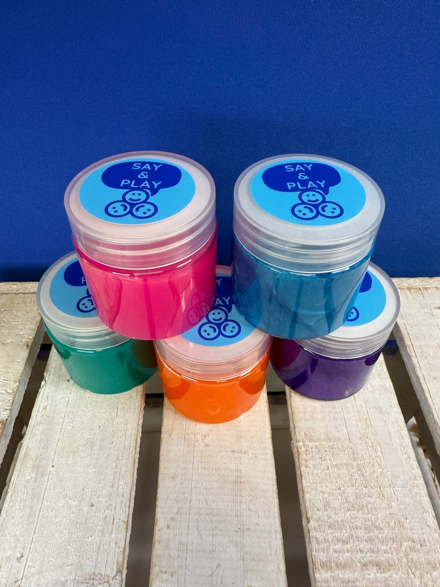 Surprise Slime Jar with Say & Play Mini Objects™ - Speech and Smile