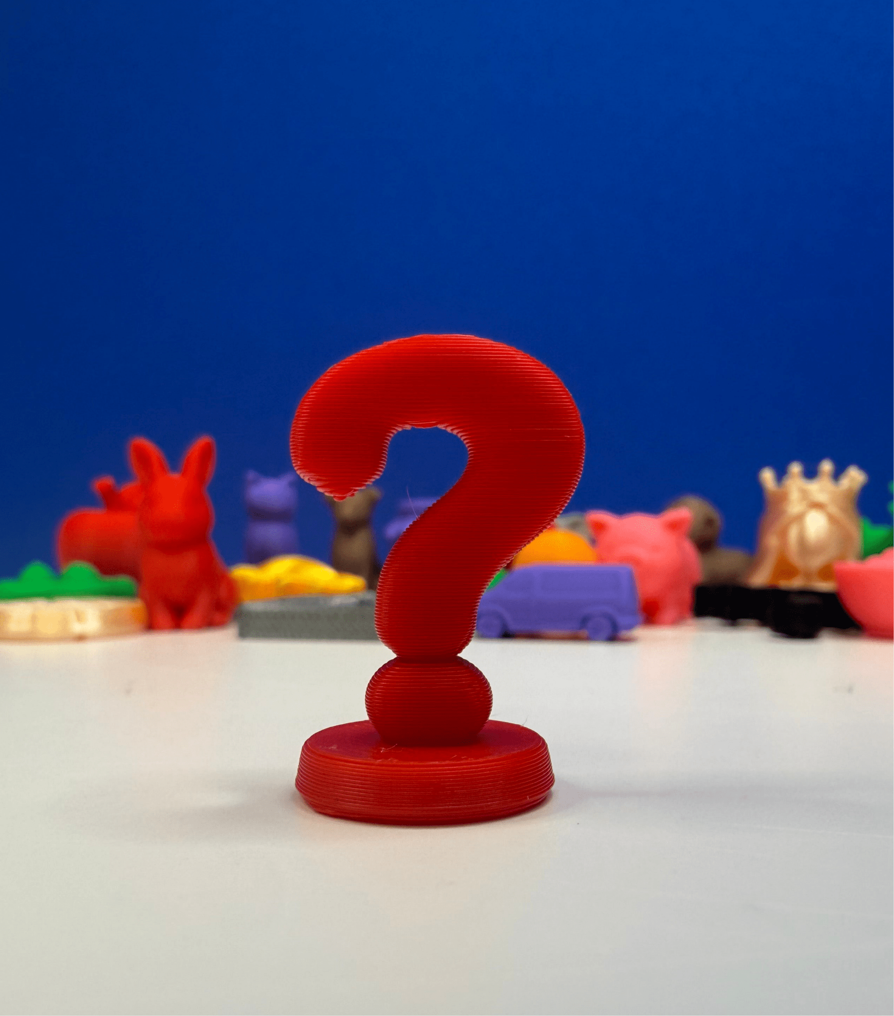 Talkets™ Mini Object QUESTION MARK Letter Q Object Vocabulary & Language Play Miniature (Copy) - Speech and Smile