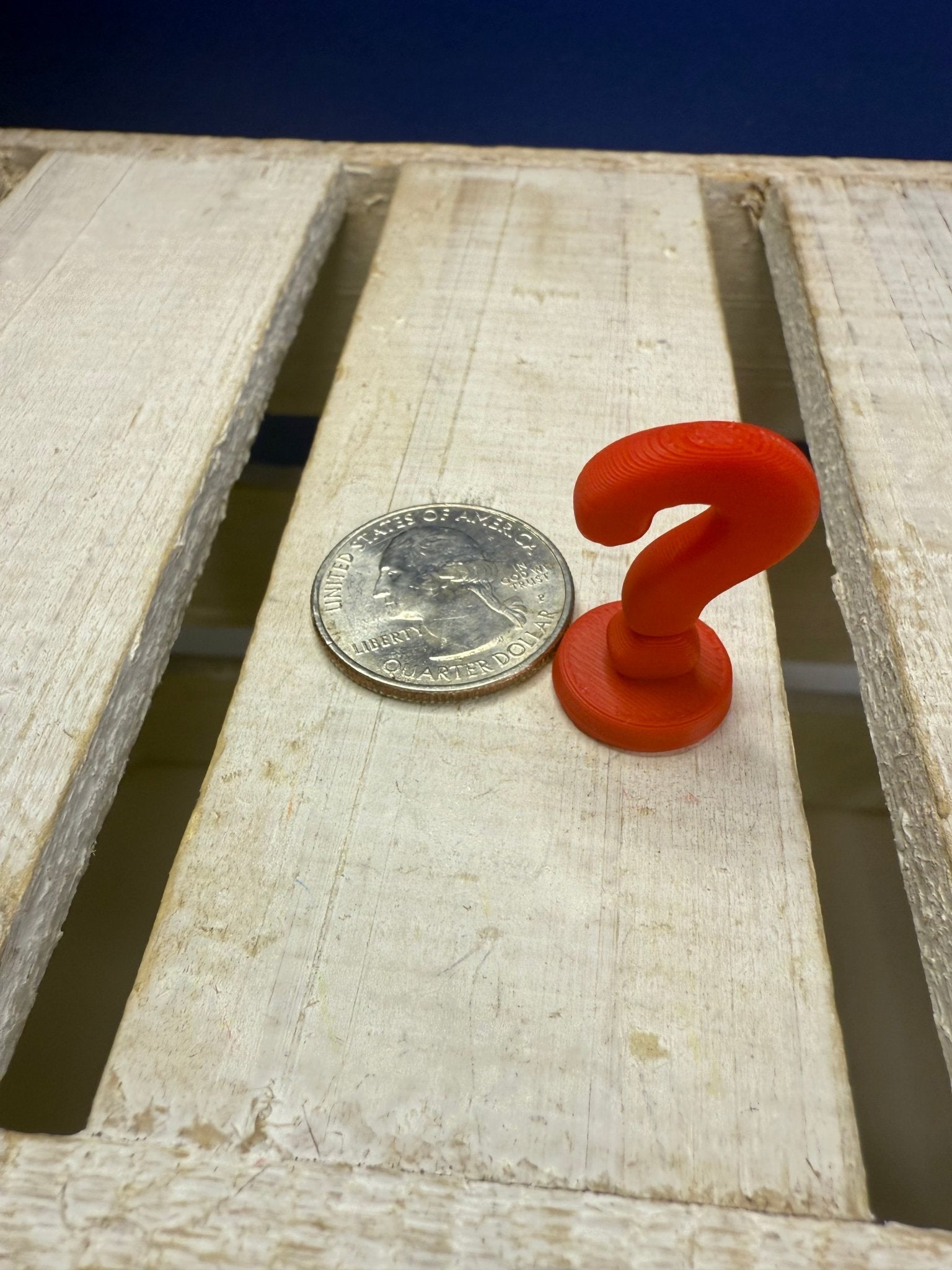 Talkets™ Mini Object QUESTION MARK Letter Q Object Vocabulary & Language Play Miniature (Copy) - Speech and Smile