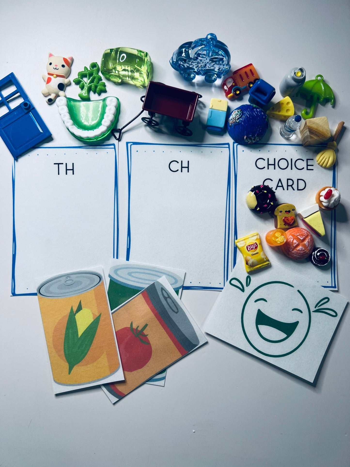 Theo Chooses to Help Book for Th and Ch Sounds Mini Objects for Speech Therapy - Speech and Smile