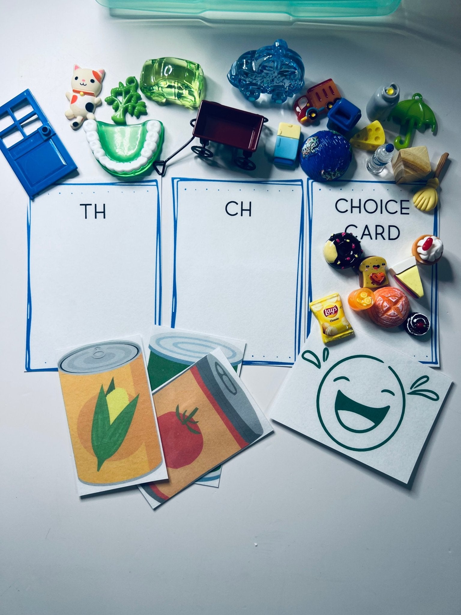 Theo Chooses to Help Book for Th and Ch Sounds Mini Objects for Speech Therapy - Speech and Smile