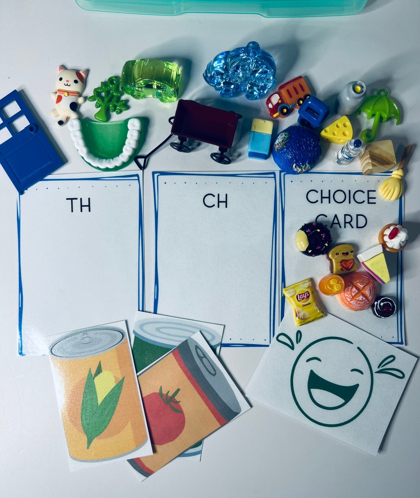 Theo Chooses to Help Book for Th and Ch Sounds Mini Objects for Speech Therapy - Speech and Smile