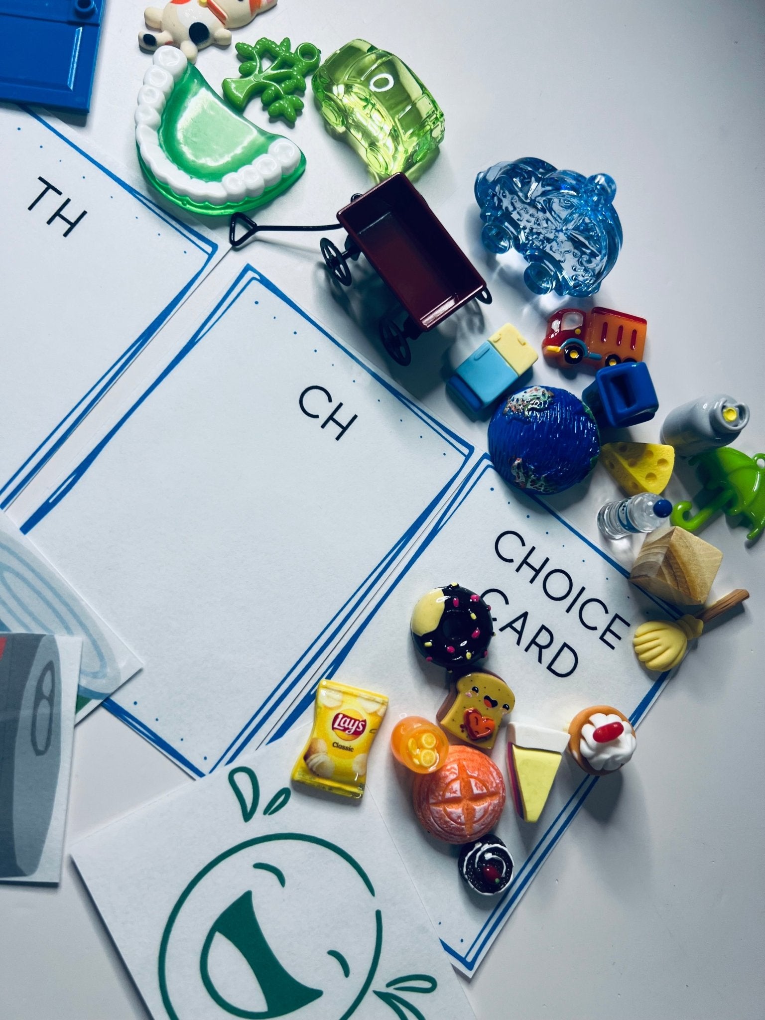 Theo Chooses to Help Book for Th and Ch Sounds Mini Objects for Speech Therapy - Speech and Smile