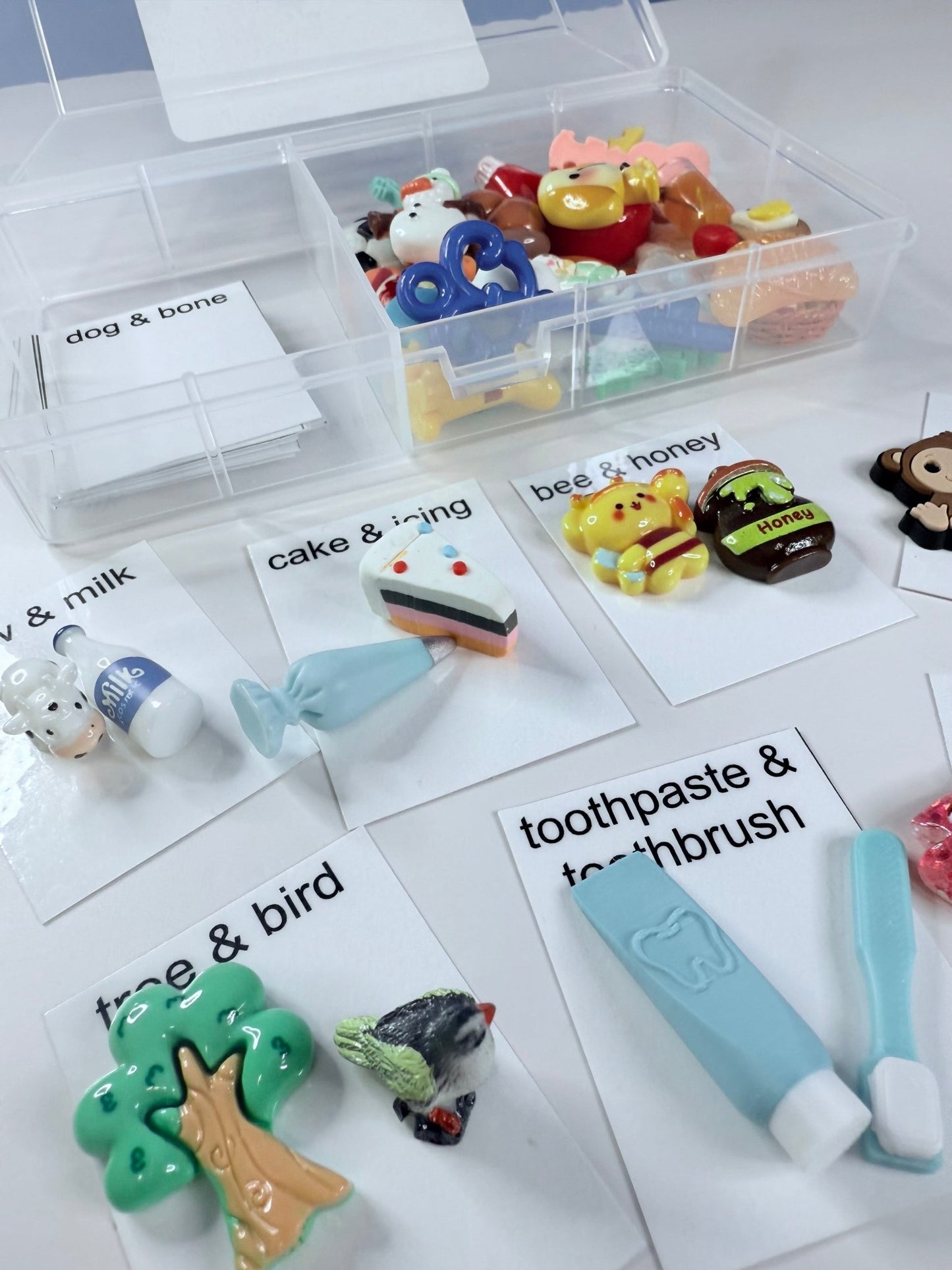 Things That Go Together Kit | Semantic & Relational Vocabulary Speech Therapy Mini Objects - Speech and Smile