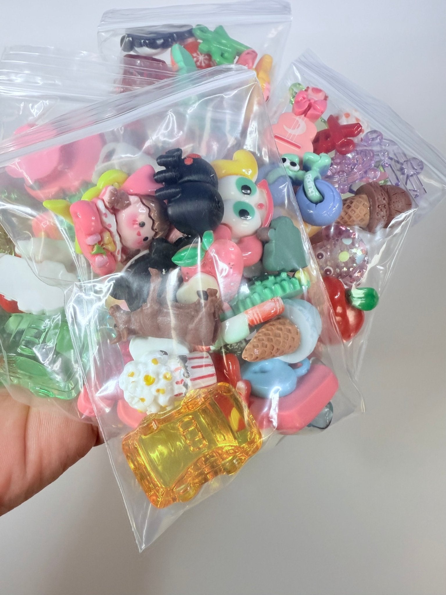 Trinkets Grab Bag of Mini Objects - trinkets - doodads - miscellaneous mini objects - Speech and Smile