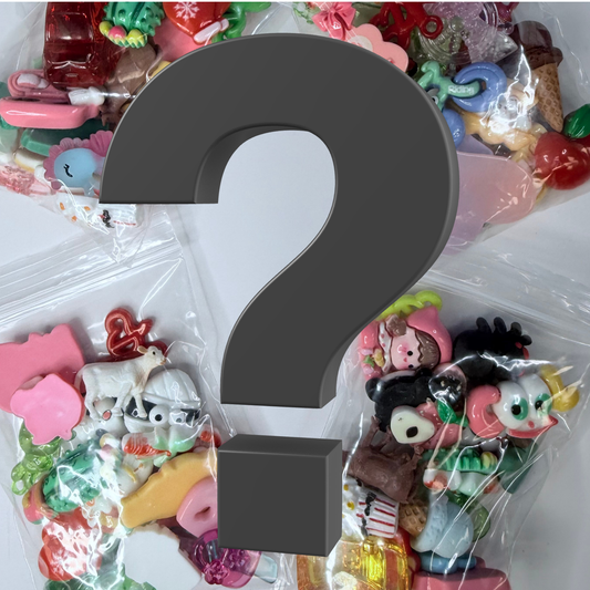 Trinkets Grab Bag of Mini Objects - trinkets - doodads - miscellaneous mini objects - Speech and Smile