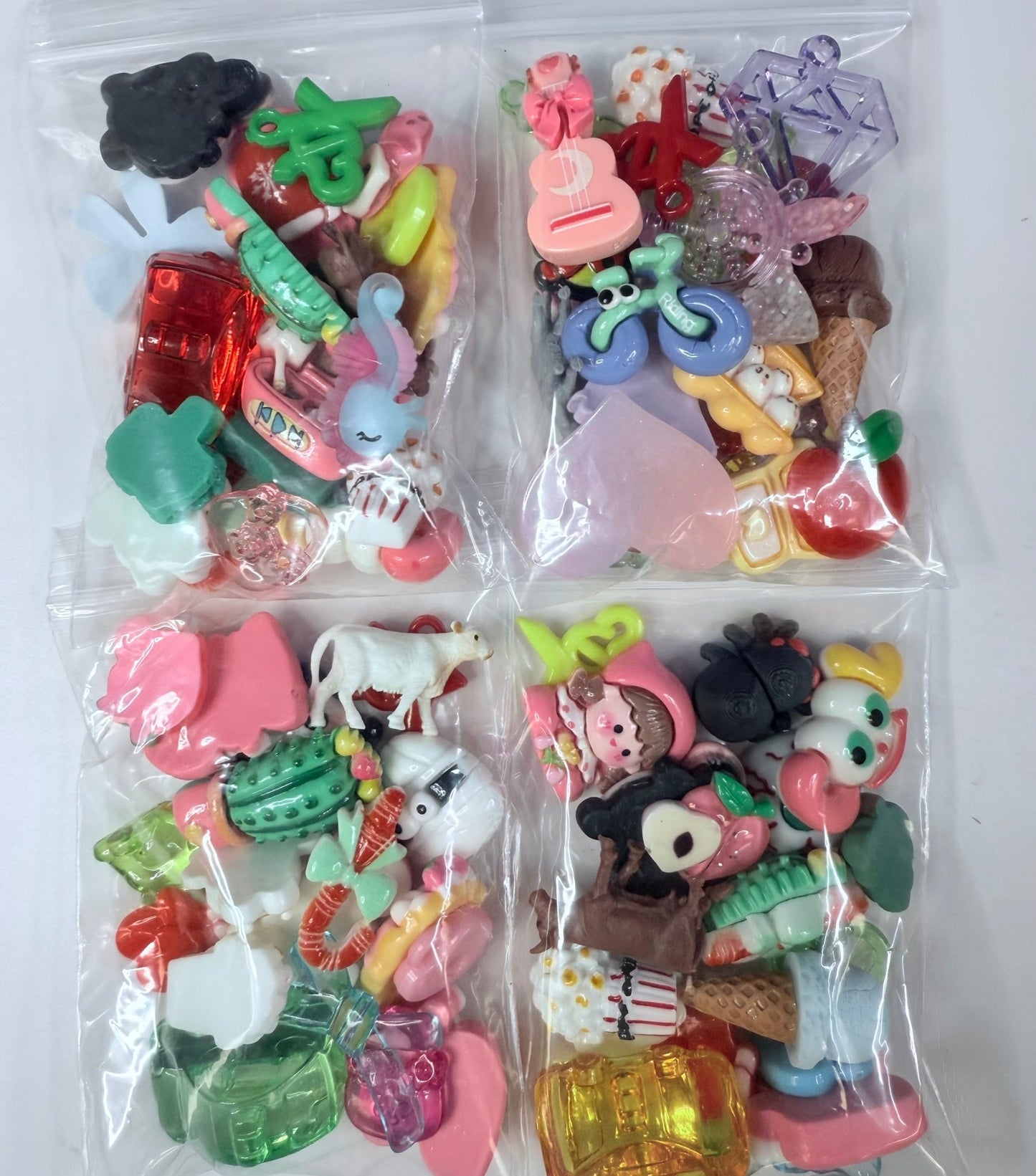 Trinkets Grab Bag of Mini Objects - trinkets - doodads - miscellaneous mini objects - Speech and Smile