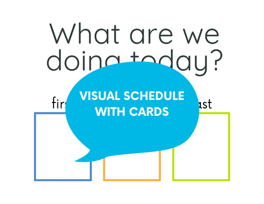 Visual Schedule Digital Download First Then Last Chart - Speech Therapy Digital Download - Autism Visual Schedule - Routine Board - Speech and Smile
