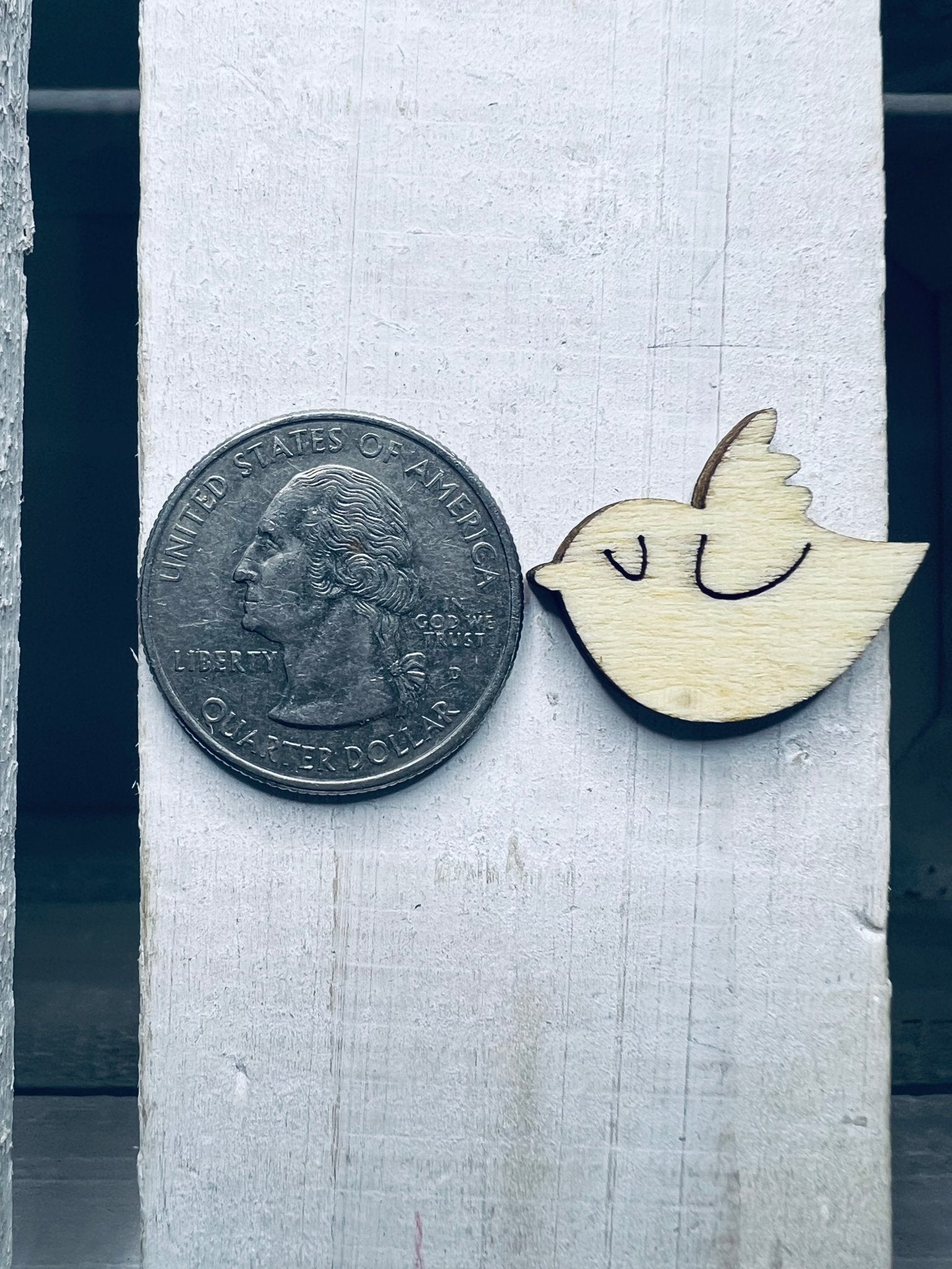 Wood Cut BIRD Object Bird Trinkets Speech Therapy Mini Objects Doodads Speech Sound Objects Wood Bird Cut Outs - Speech and Smile