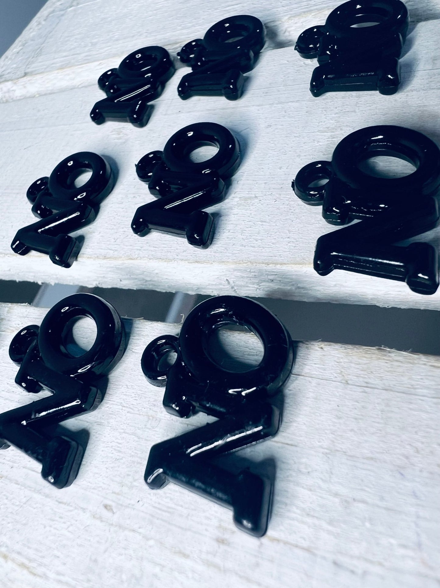 Word Trinkets NO Charm Visual Schedule Speech Therapy Mini Objects Acrylic NO Charm Trinkets Doodads - Speech and Smile