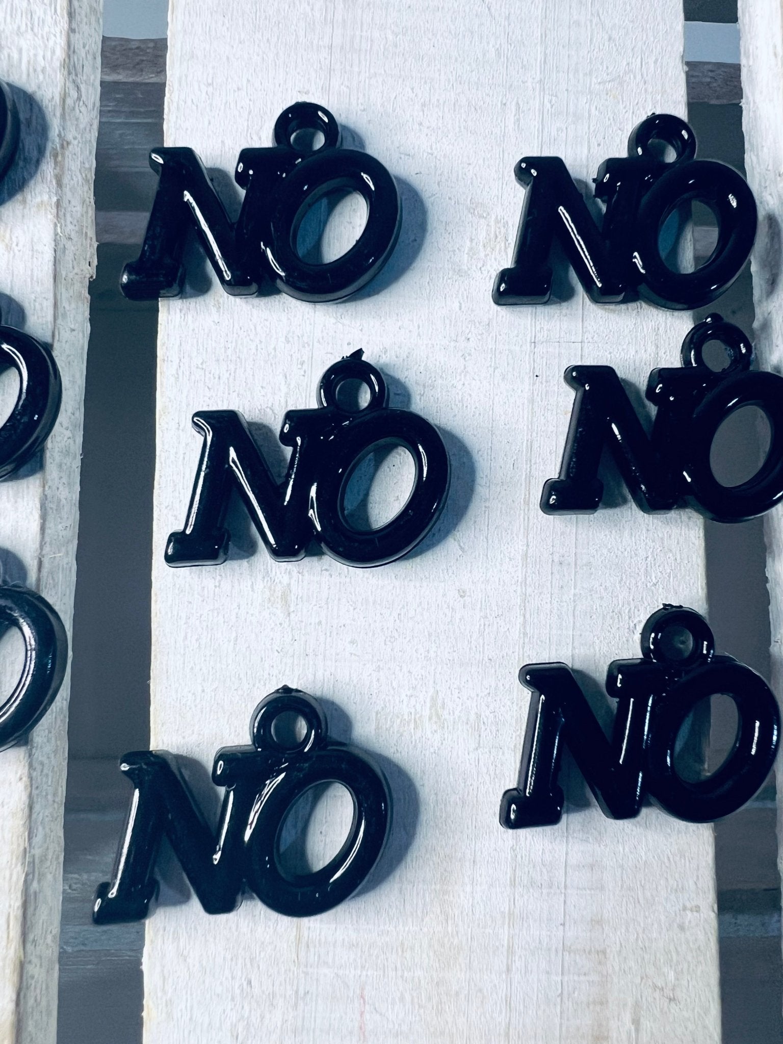 Word Trinkets NO Charm Visual Schedule Speech Therapy Mini Objects Acrylic NO Charm Trinkets Doodads - Speech and Smile